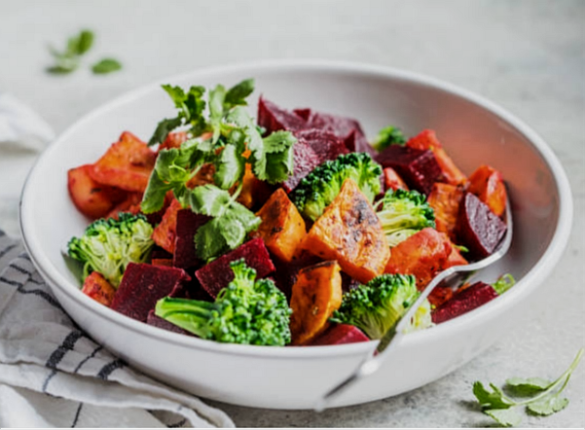 Sałatka z pieczonych warzyw