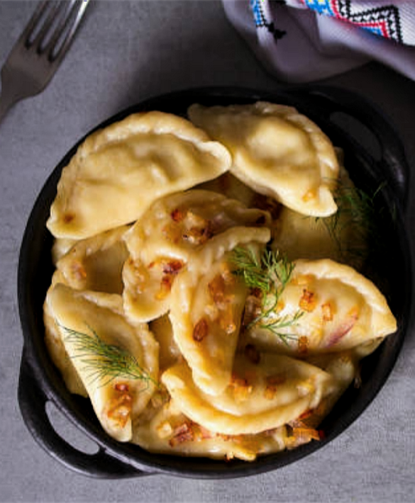 Ruskie pierogi z nadzieniem prowansalskim