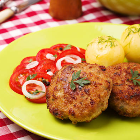 Kotlety grillowane z wołowiną